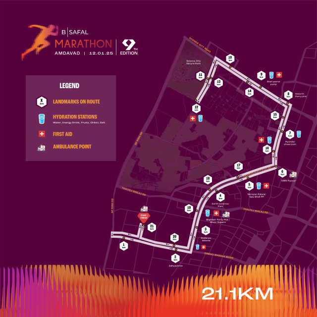 route map for half marathon