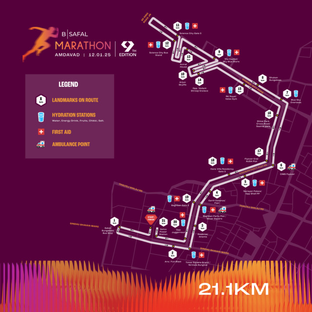 route map for half marathon